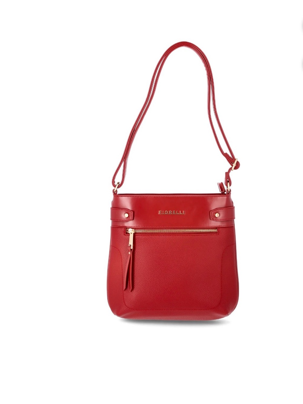 Fiorelli Red Pebble Leather Crossbody Bag